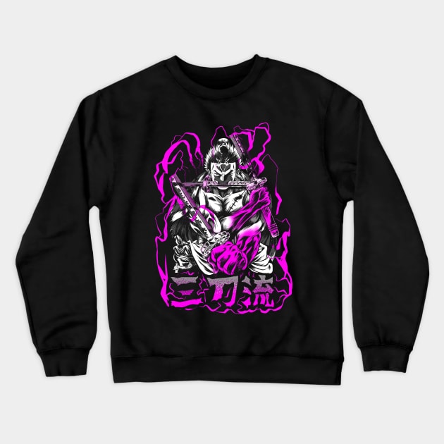 Three Sword Style Crewneck Sweatshirt by Kenpachi Udyan